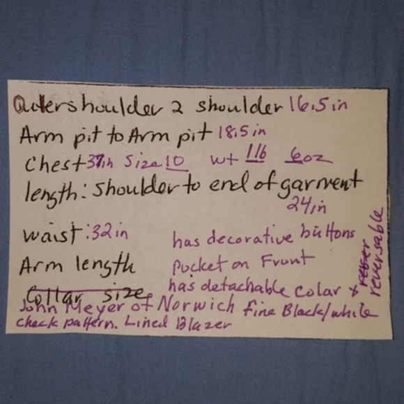 10 John Meyer of Norwich blazer Mint condi… - Picture 6 of 6